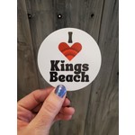 Stirling Studios Kings Beach Sticker - I Love Kings Beach