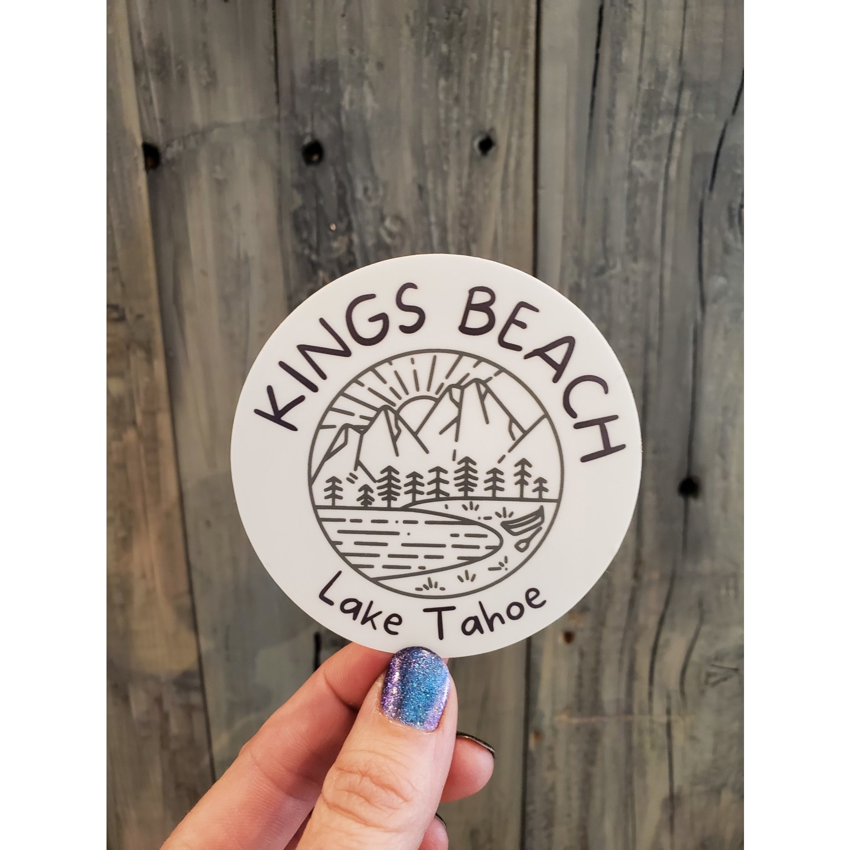 Stirling Studios Kings Beach Sticker - Beach Scene