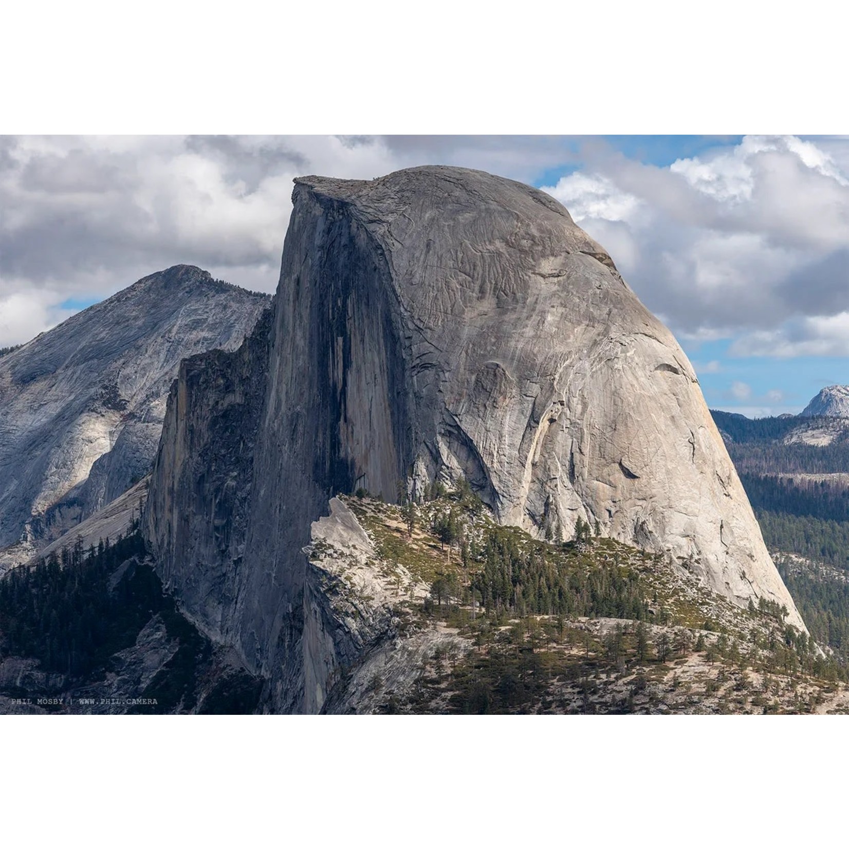 Phil Mosby Photography Postcard - "Perfect Light on Yosemite's Half Dome"