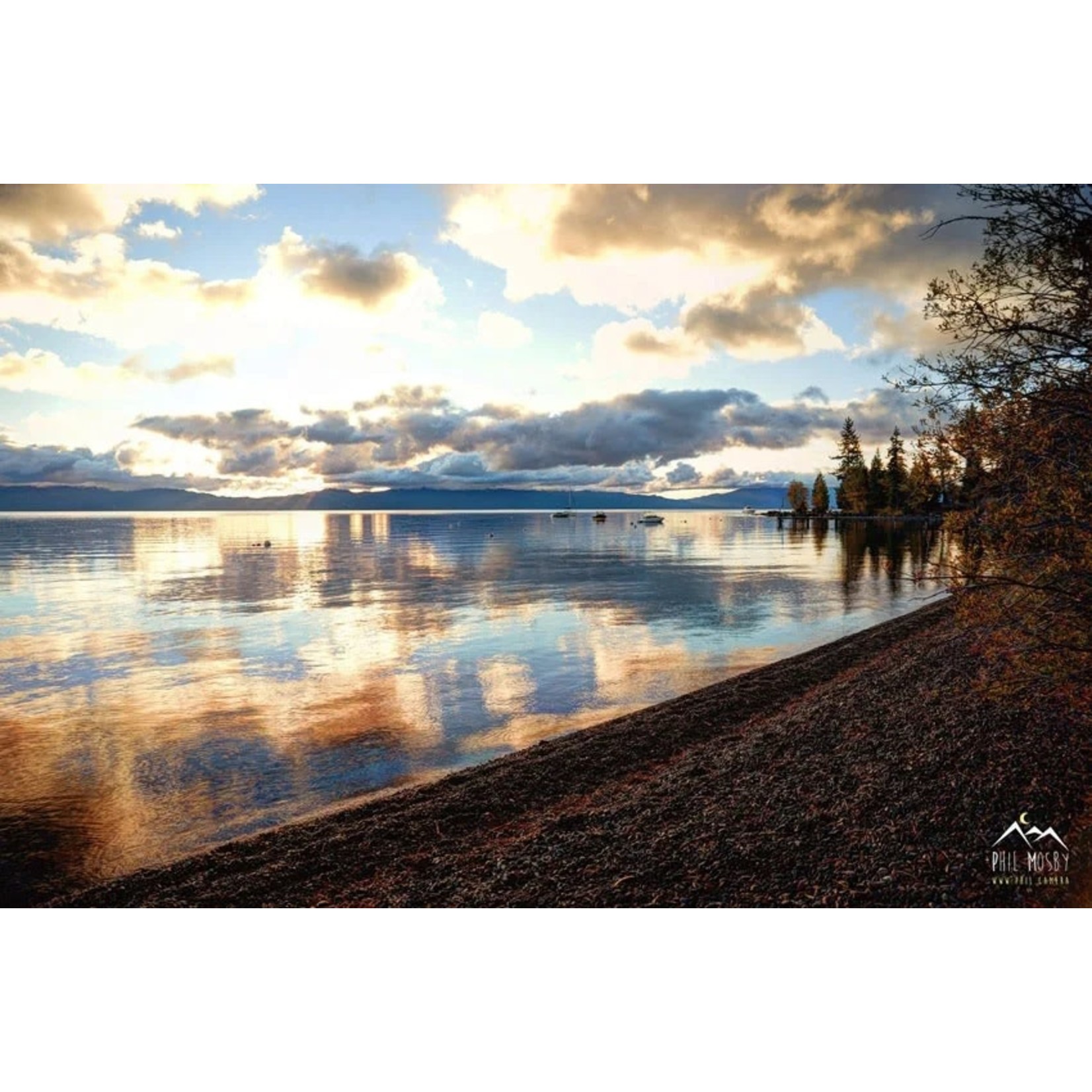 Phil Mosby Photography Postcard - "Still Water - Lake Tahoe Sunrise"