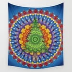 Stirling Studios Tapestry - "Evergreen" Mandala - Large - 88x104"