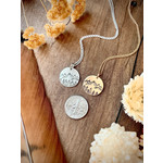 Lala Jewelry Mountain Coin Necklace - Small - Gold Filled
