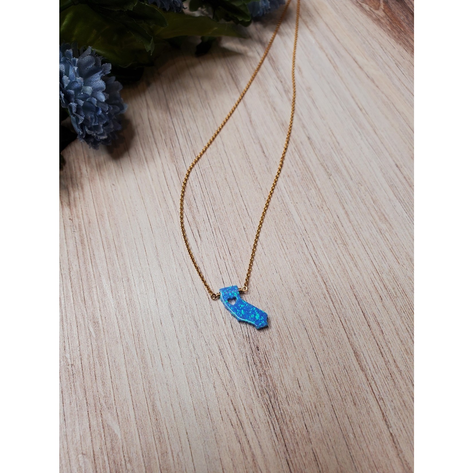Lala Jewelry Cali Love - Light Blue Opal