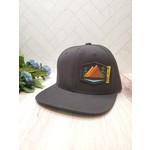 We the Trees Mountains  - Black - Flat Bill Hat