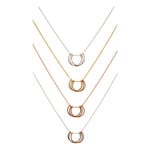 Tamacino Palm - Interlocking Half Circles Necklace - 17" chain