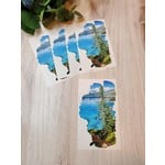 Kelley Werner Arts Serenity in the Sierras - Lake Tahoe Sticker - No Text