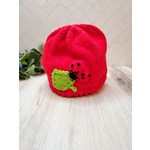 Roan's Repertoire Child Beanie - Knitted - Red Ladybug