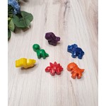 Tahoe Color Creations Beeswax Crayons - Dinosaurs - 6 Colors