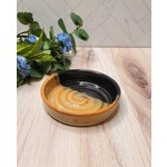 Effa Ceramics Orange & Black Trinket Dish