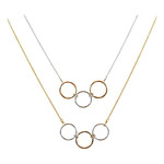 Tamacino Cedar - Hammered Two Tone Triple Circles