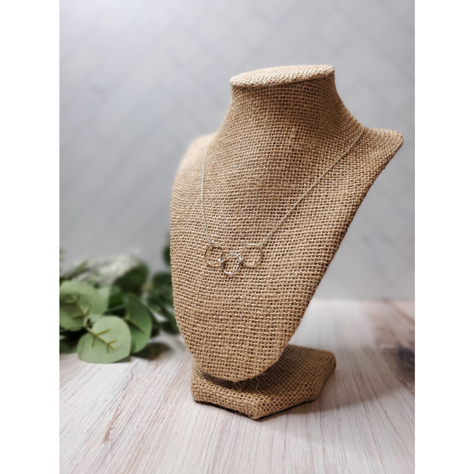 Tamacino Cedar - Hammered Two Tone Triple Circles