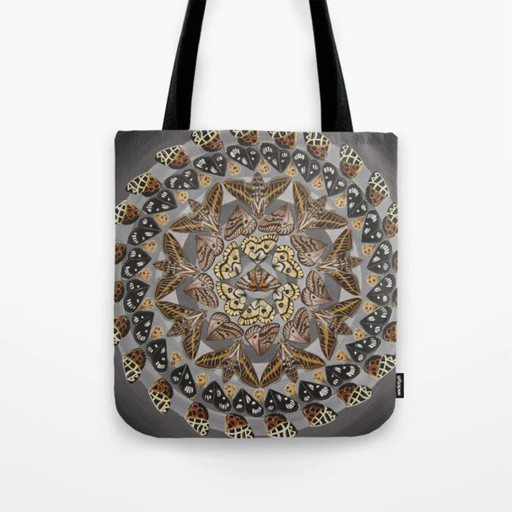 Stirling Studios Tote Bag - "Mothdala" Mandala
