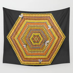 Stirling Studios Tapestry - "The Honey Hex" - Medium - 68x80"