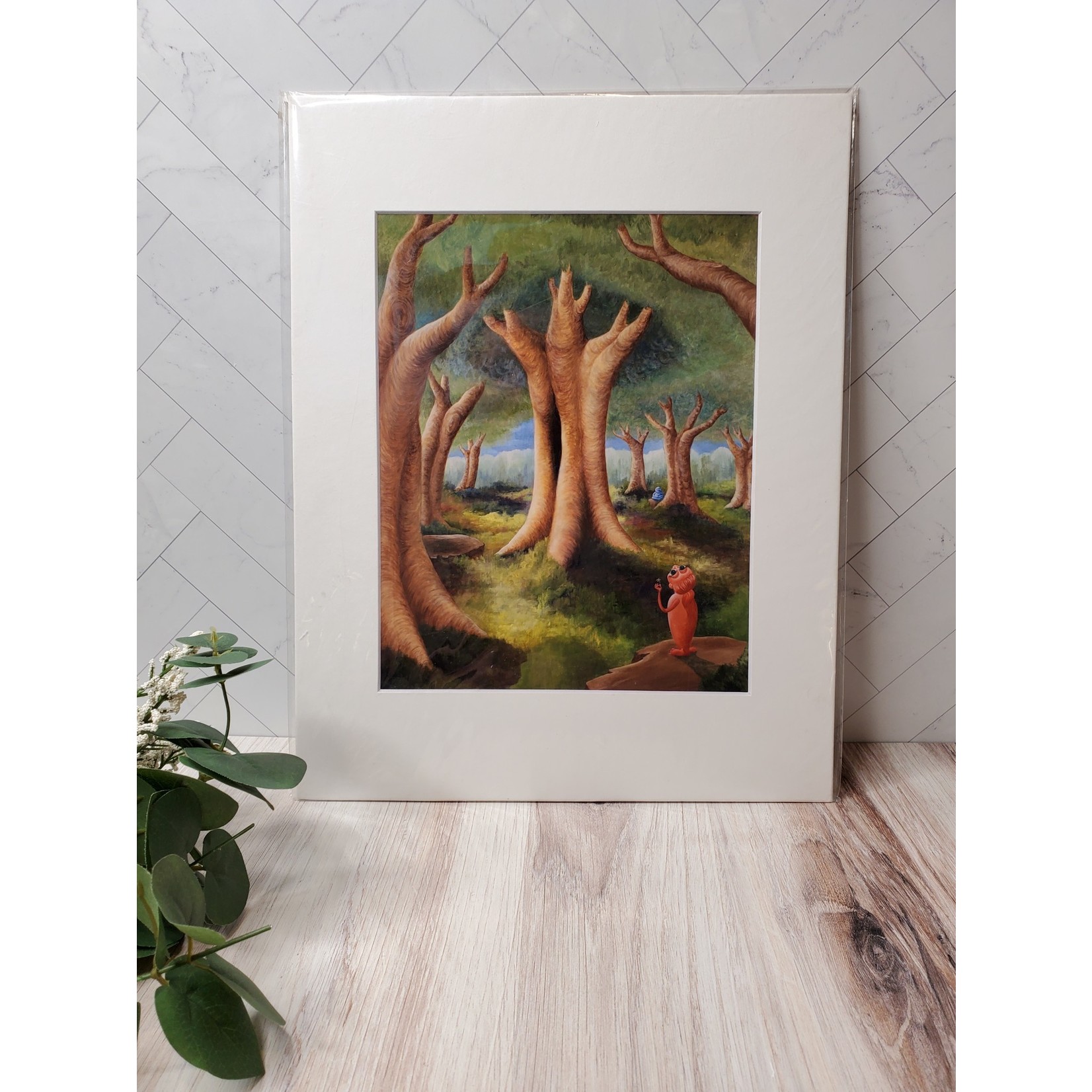 Sara L Smith "The Dreaming Trees" - archival giclee print - matted - 11x14"