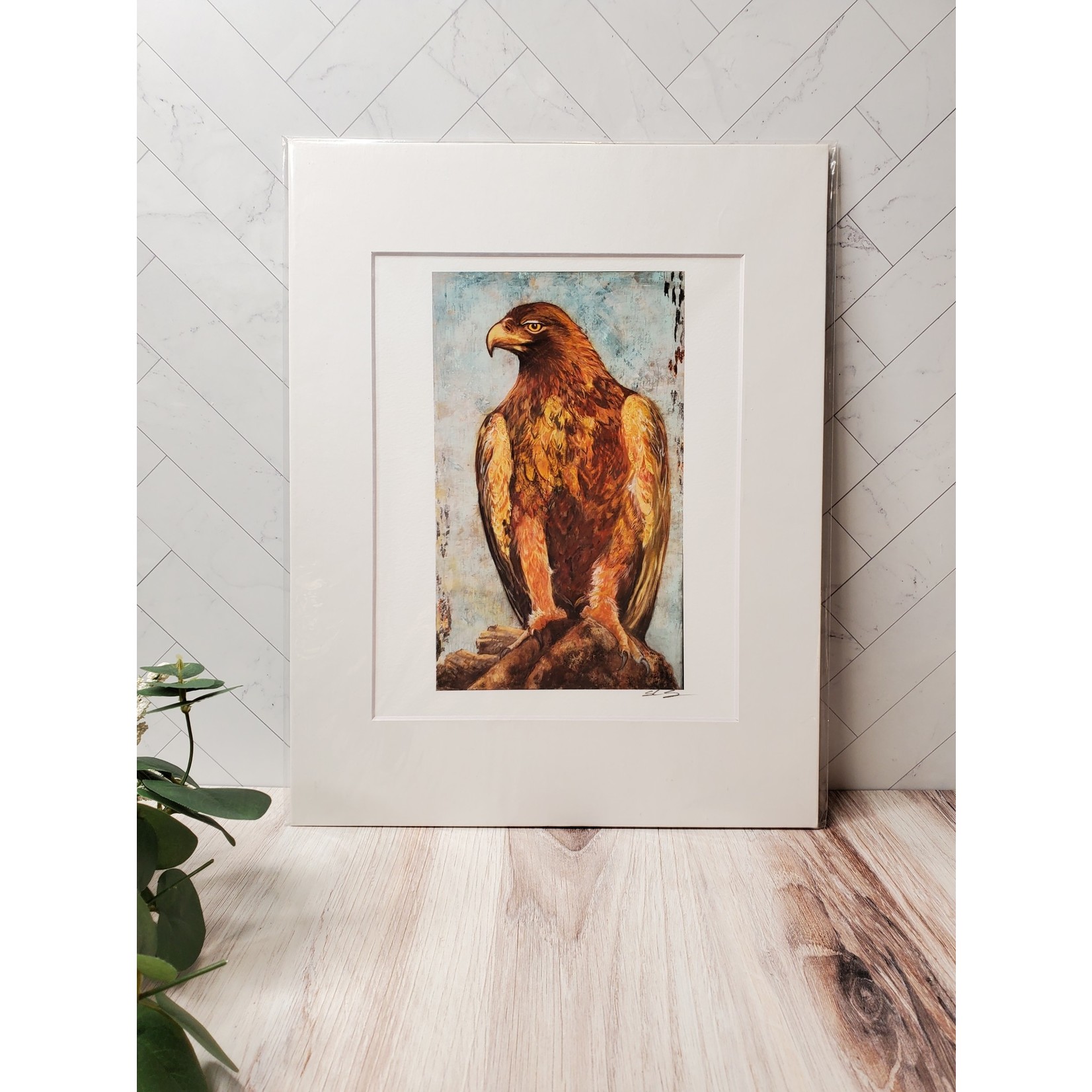 Sara L Smith "Watchful" - archival giclee print - matted - 11x14"