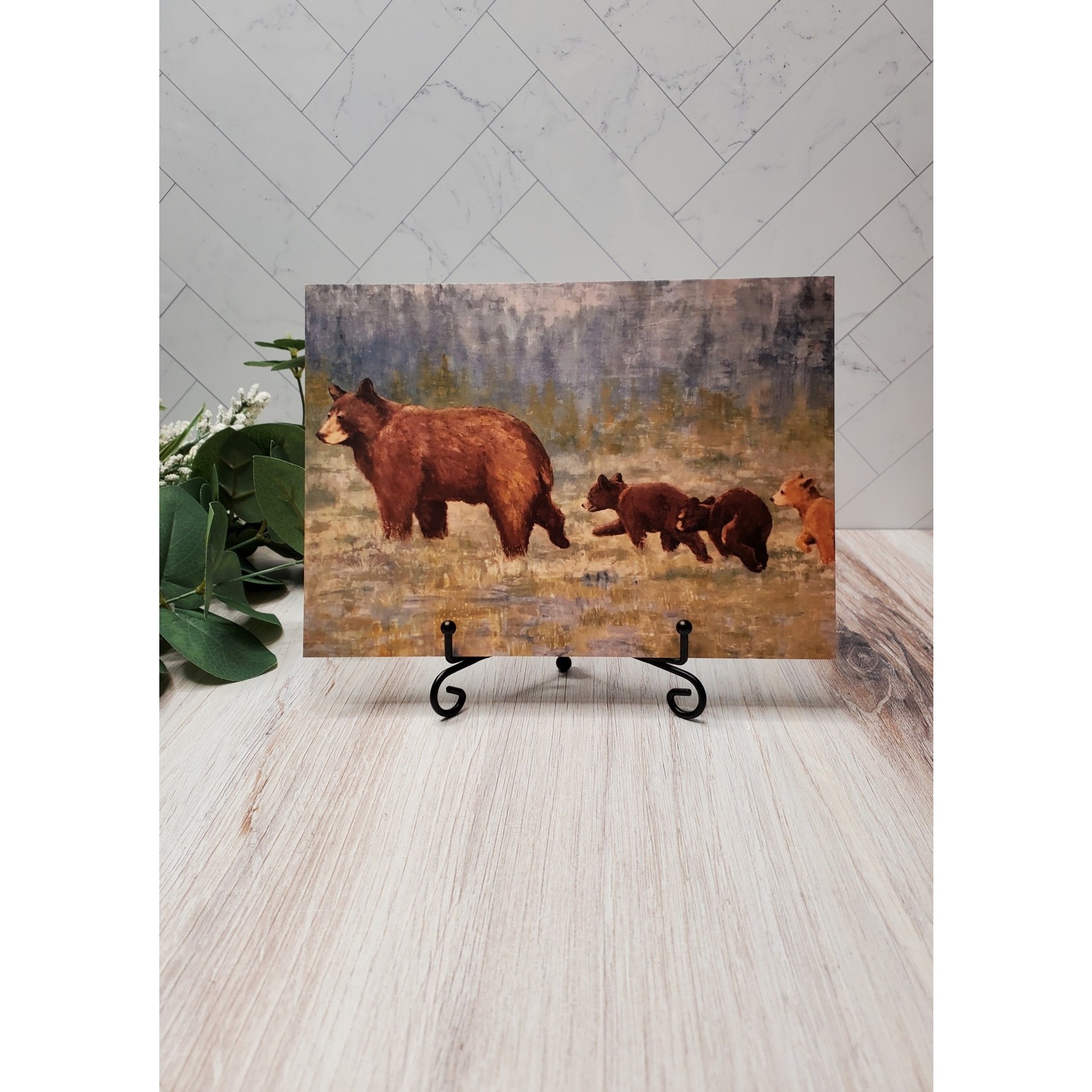 Sara L Smith Postcard - Mama & Cubs