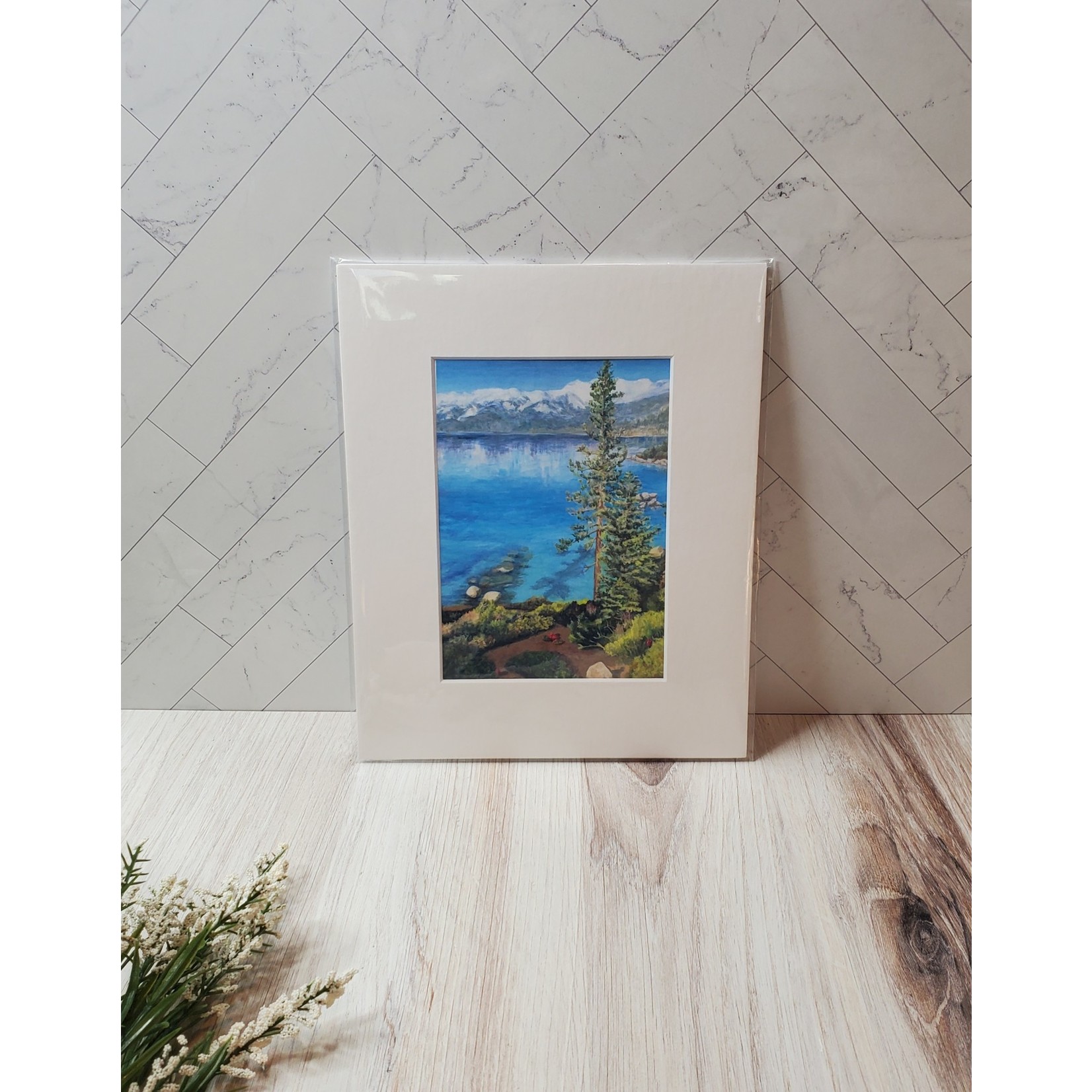 Kelley Werner Arts "Serenity in the Sierras" - Giclee Print - Matted - 8x10"