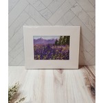 Kelley Werner Arts "Lupines on the West Shore" - Giclee Print - Matted - 8x10"