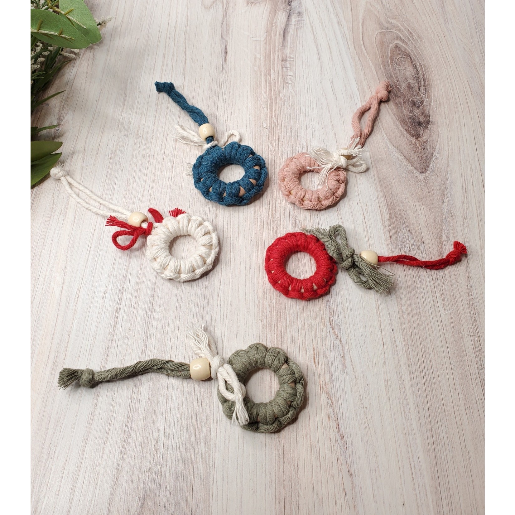 Tian Design & Handcraft Macrame Ornaments - Wreath -
