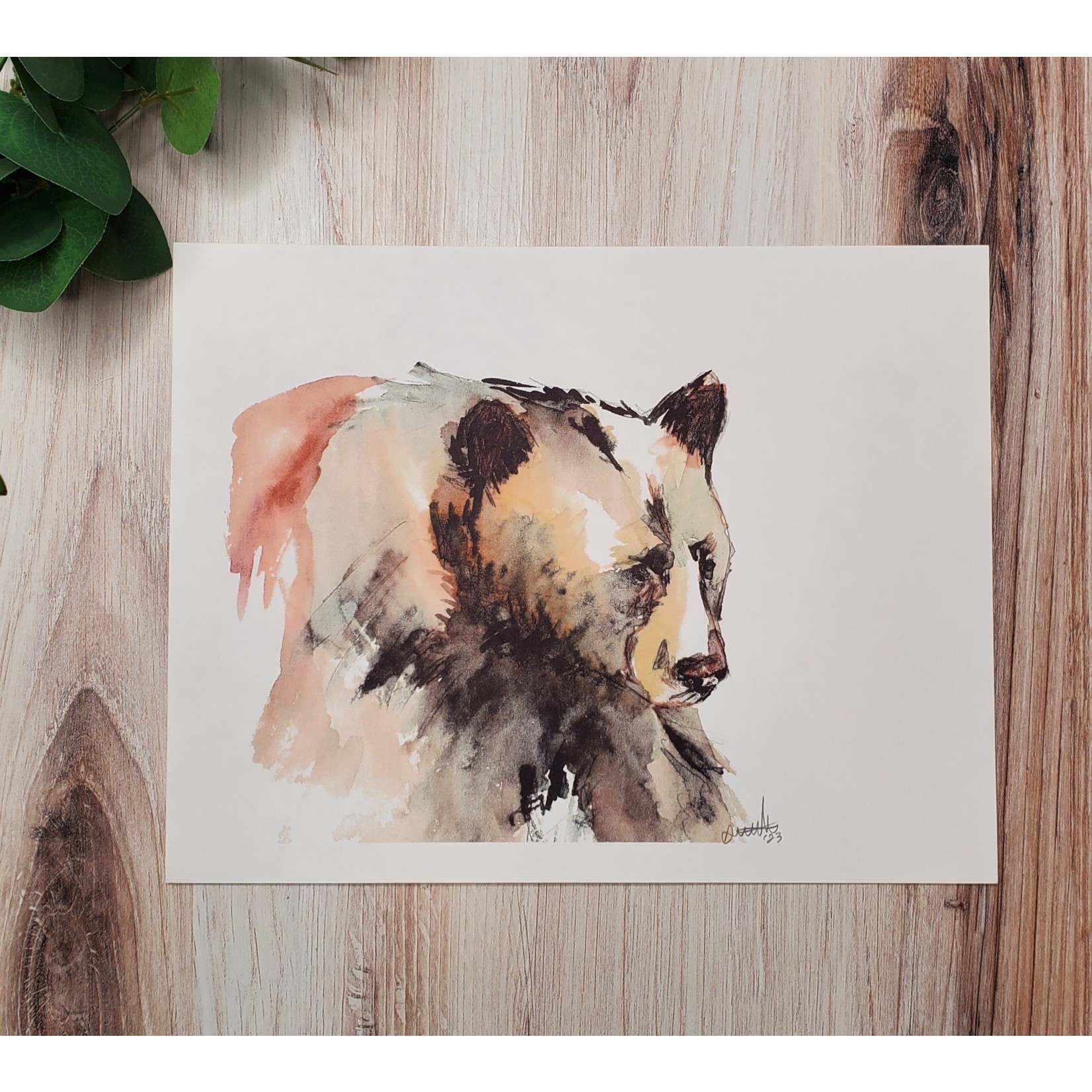 Pollywog Prints "Solo Bear" - Giclee Print