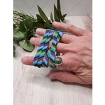Stirling Studios Quadruple Wrap Seed Bead Bracelet