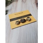 Elaine Randall Ceramic Buttons - Cream & Browns - 3 pack - Freeforms