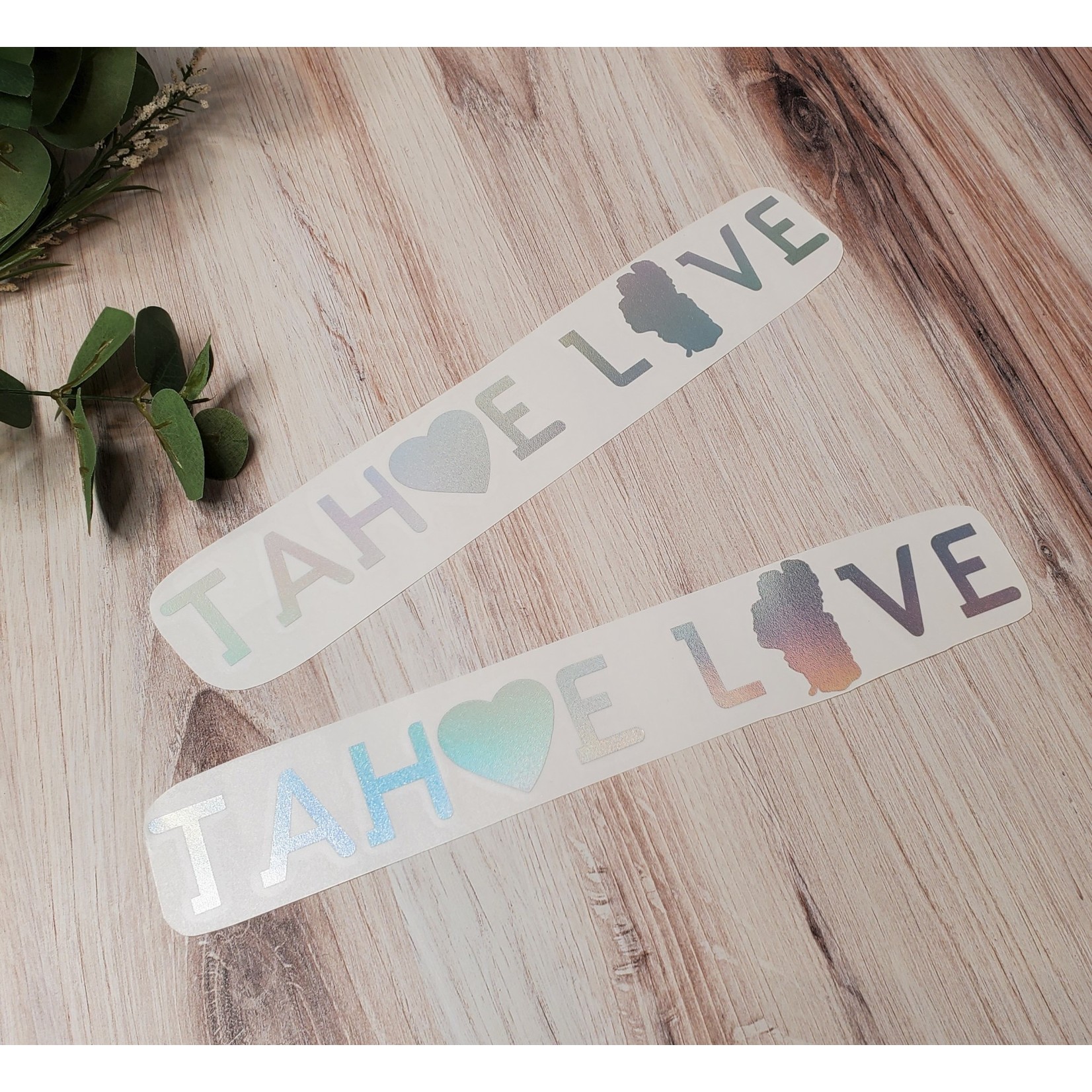 Tahoe Love  Holographic Sticker - Big Horizontal