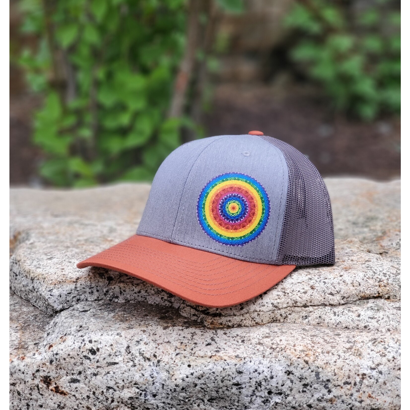Stirling Studios Rainbow Mandala Hat