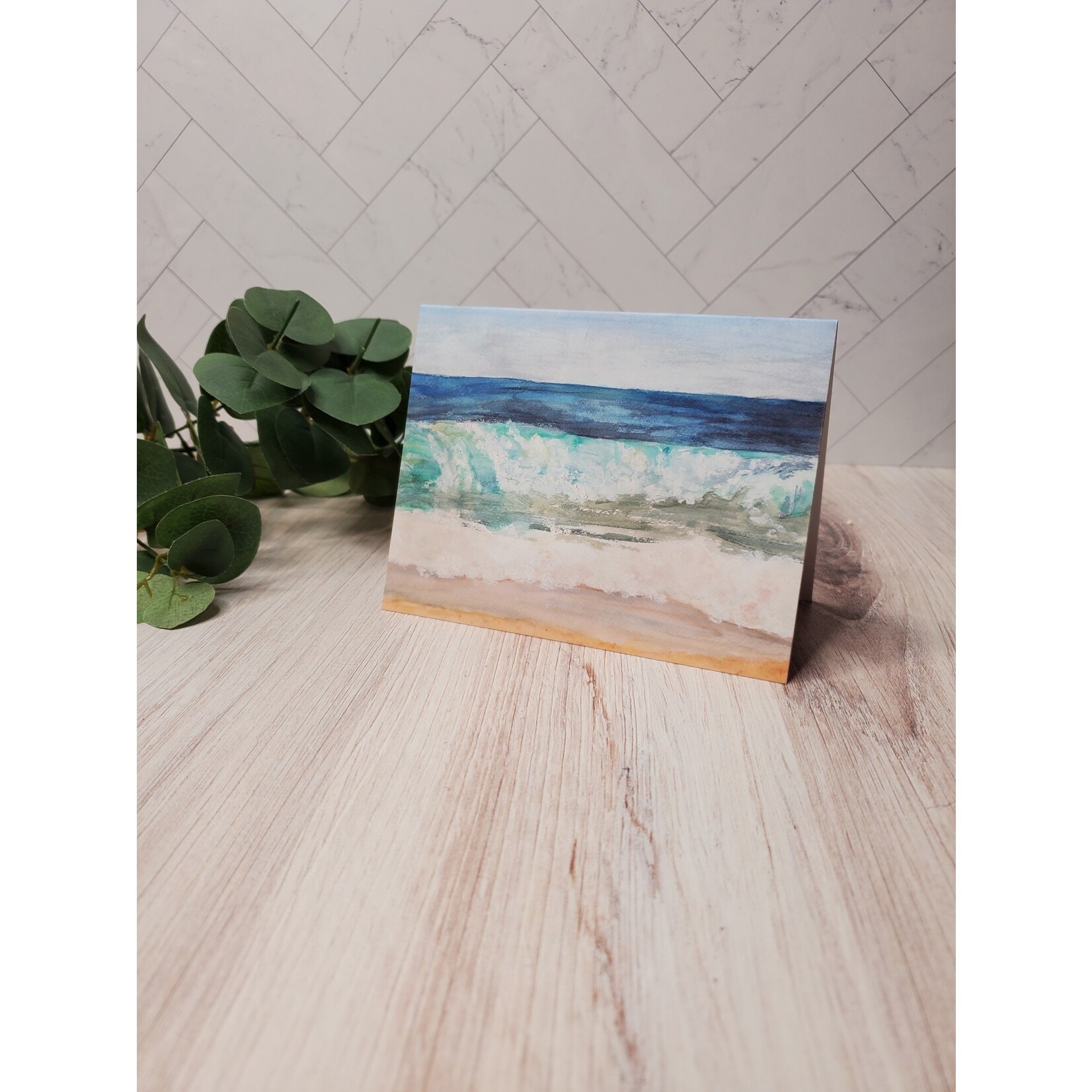 Kelley Werner Arts Notecard - "Beach Waves"