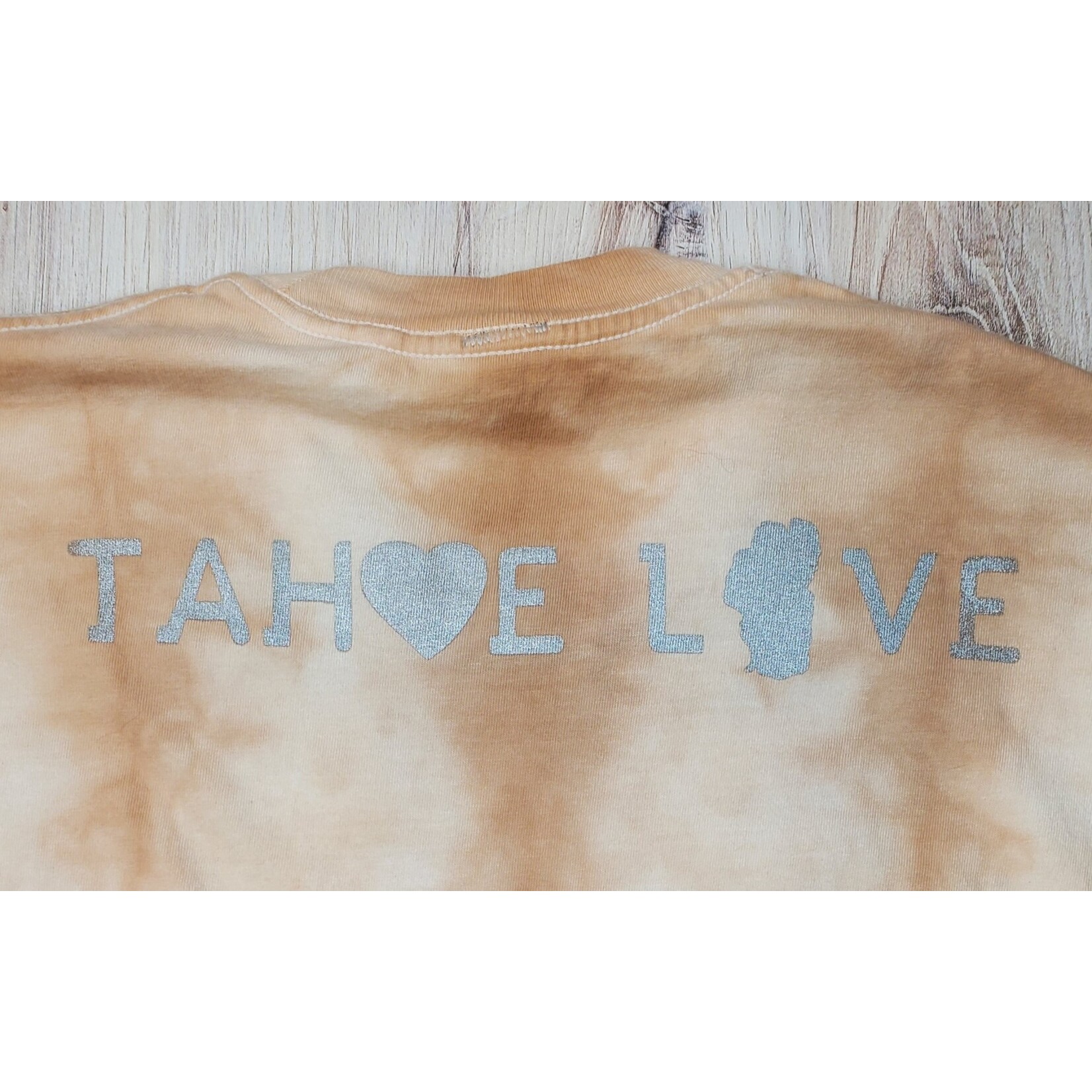 Knotty Bot Knitwear Tahoe Love T-Shirt - Text Print - Naturally Dyed