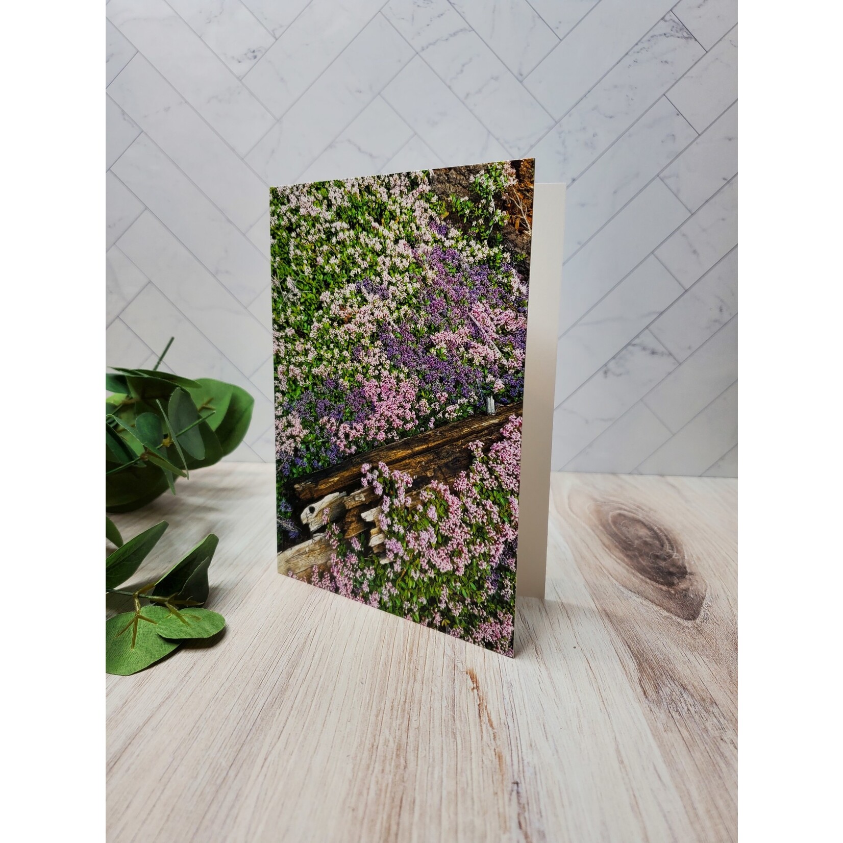 Barbara Mertz "Mahala Mat in Bloom" - Blank Notecard