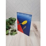 Barbara Mertz "Kayak - Clear Blue Waters" - Blank Notecard