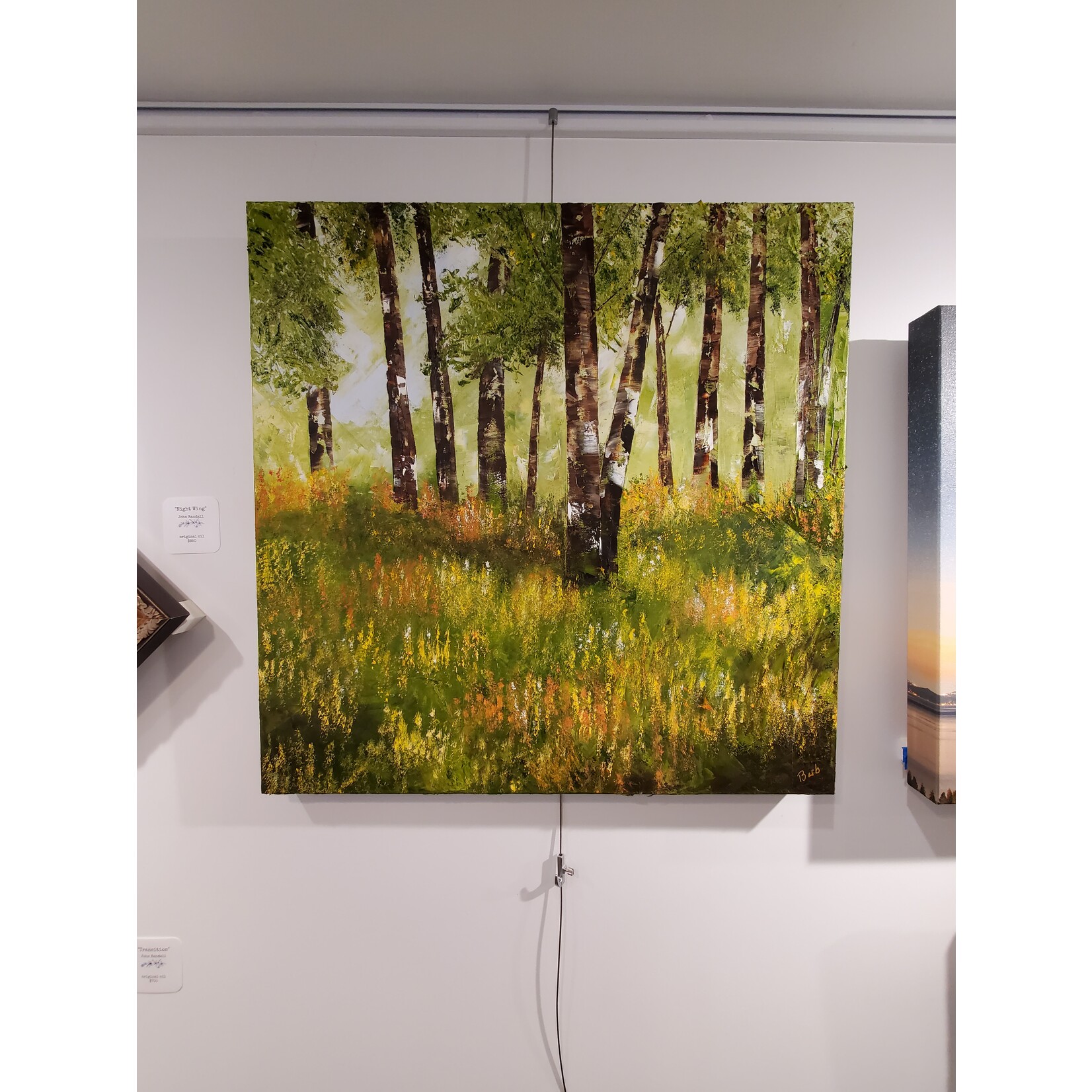 Barb Moniot "Sierra Meadows" - original oil on canvas - 24x24"