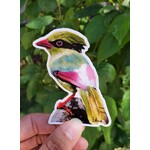 Bethany Lund Bird Sticker - "Green With Envy"