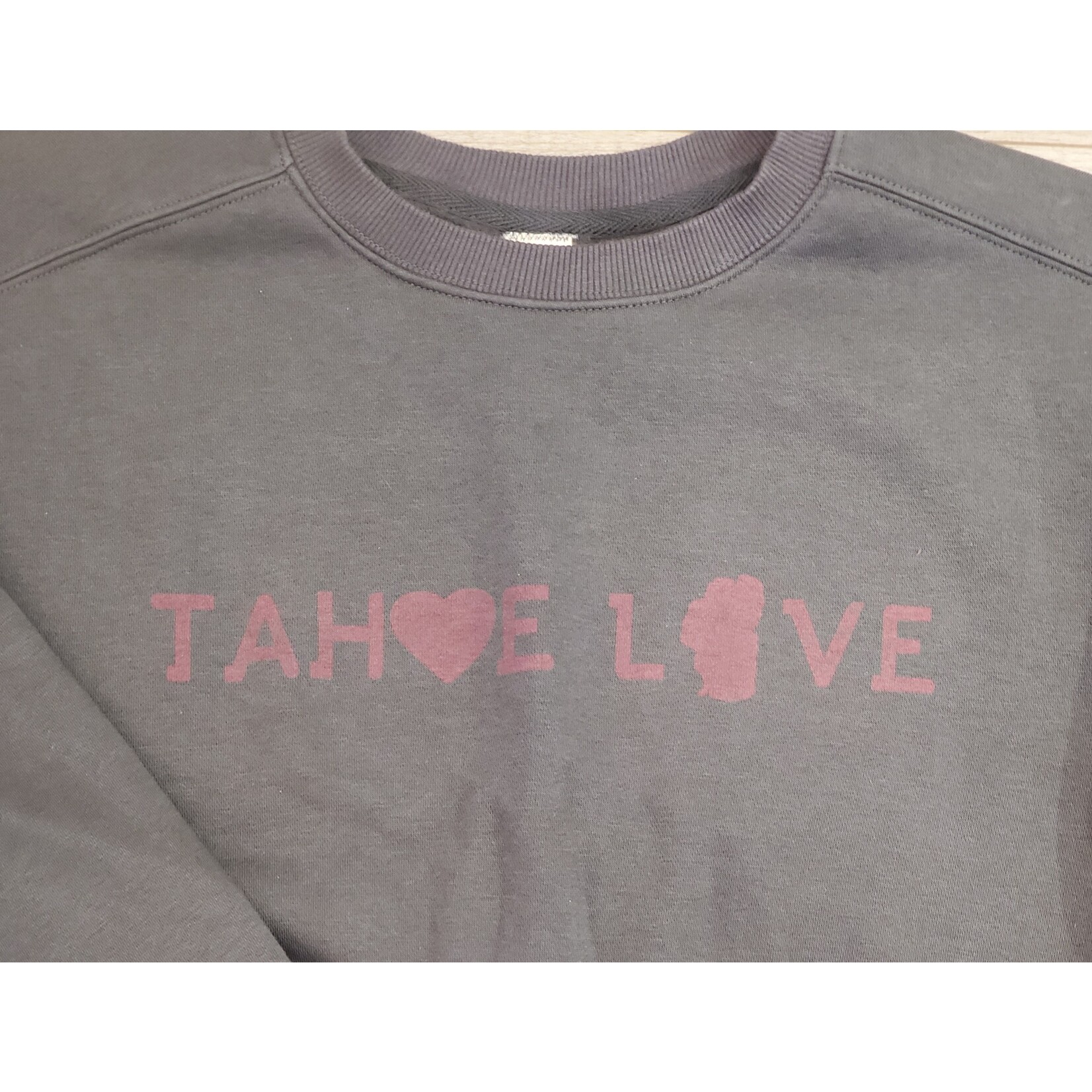 Knotty Bot Knitwear Tahoe Love Cropped Crew Sweatshirt