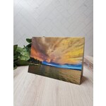 Barbara Mertz "Storm Clouds at Sunset" - Blank Notecard