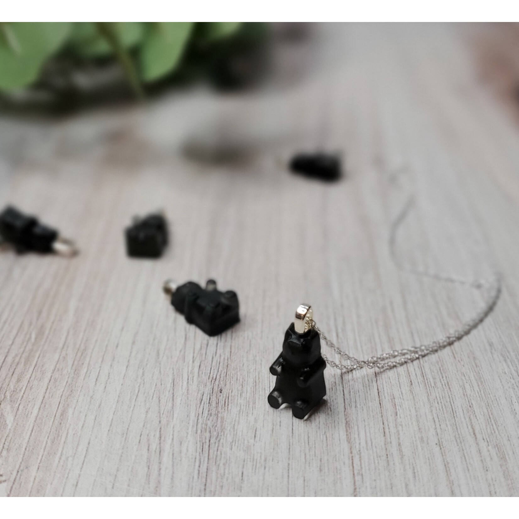 Stirling Studios Gummy Bear Necklace - Black