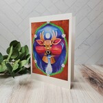 Asja Dawn Deer Heron Greeting Card