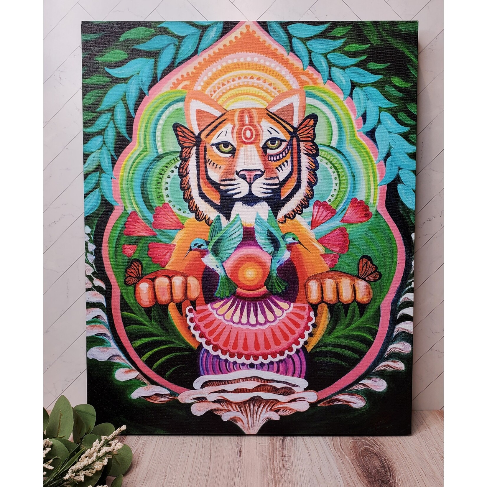 Asja Dawn "Tiger Medicine" - Giclee Canvas Print