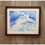 Kelley Werner Arts "Waves in Motion" - original watercolor - framed