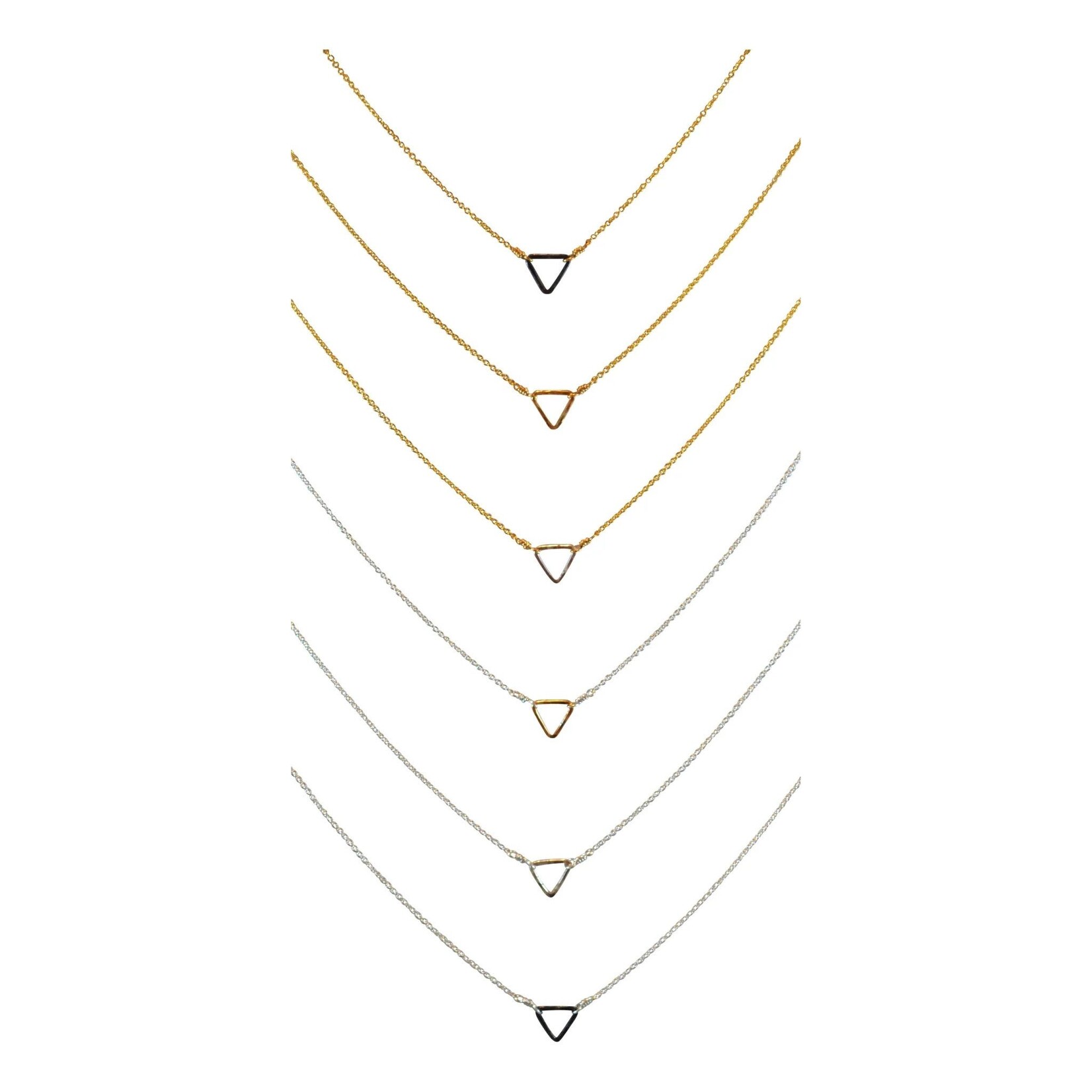 Tamacino "Mini Alder" - Mini Triangle Necklace