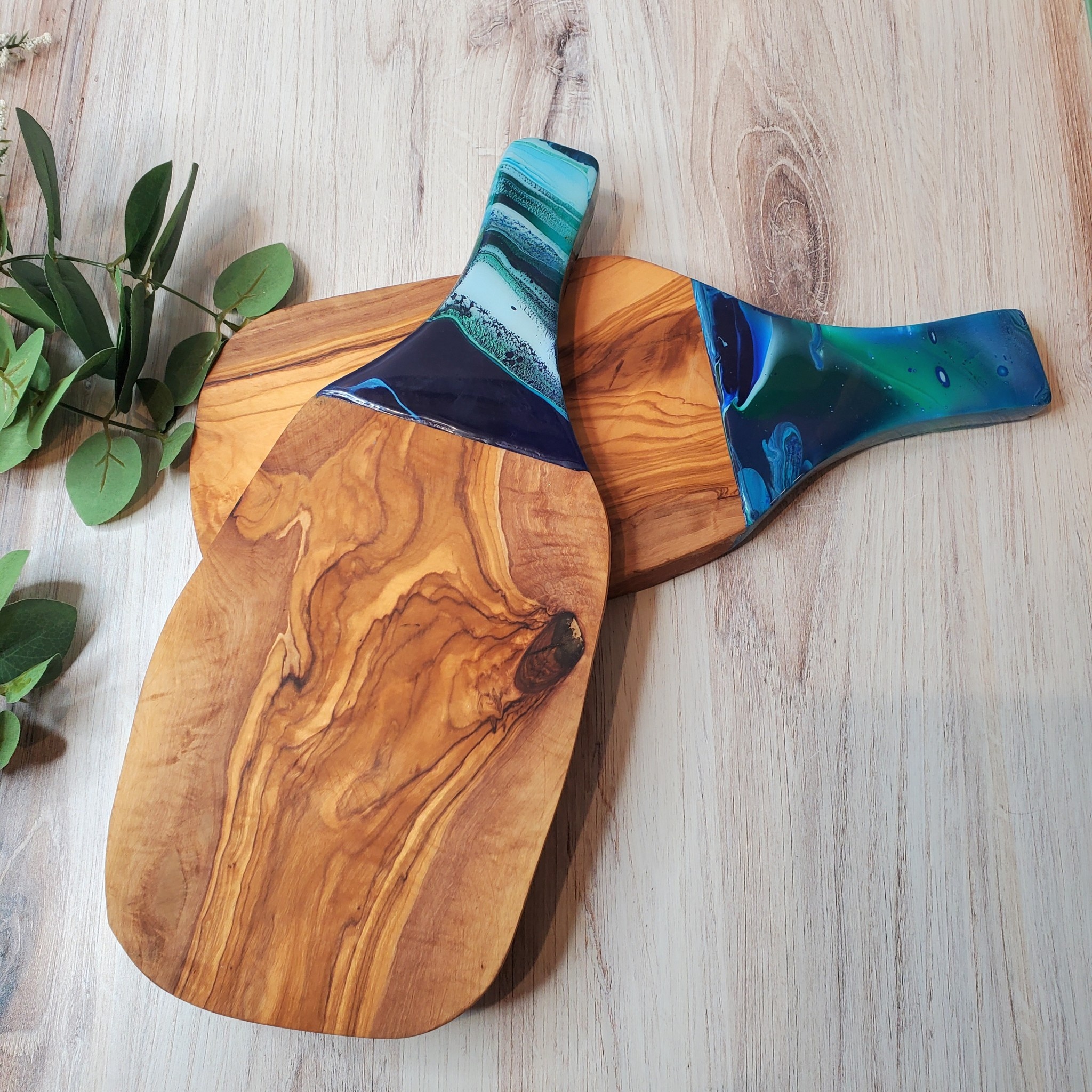 Olive Wood Cheese Paddle Cutting Board Dunroven House, Inc.