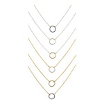 Tamacino "Fir" - small single circle necklace