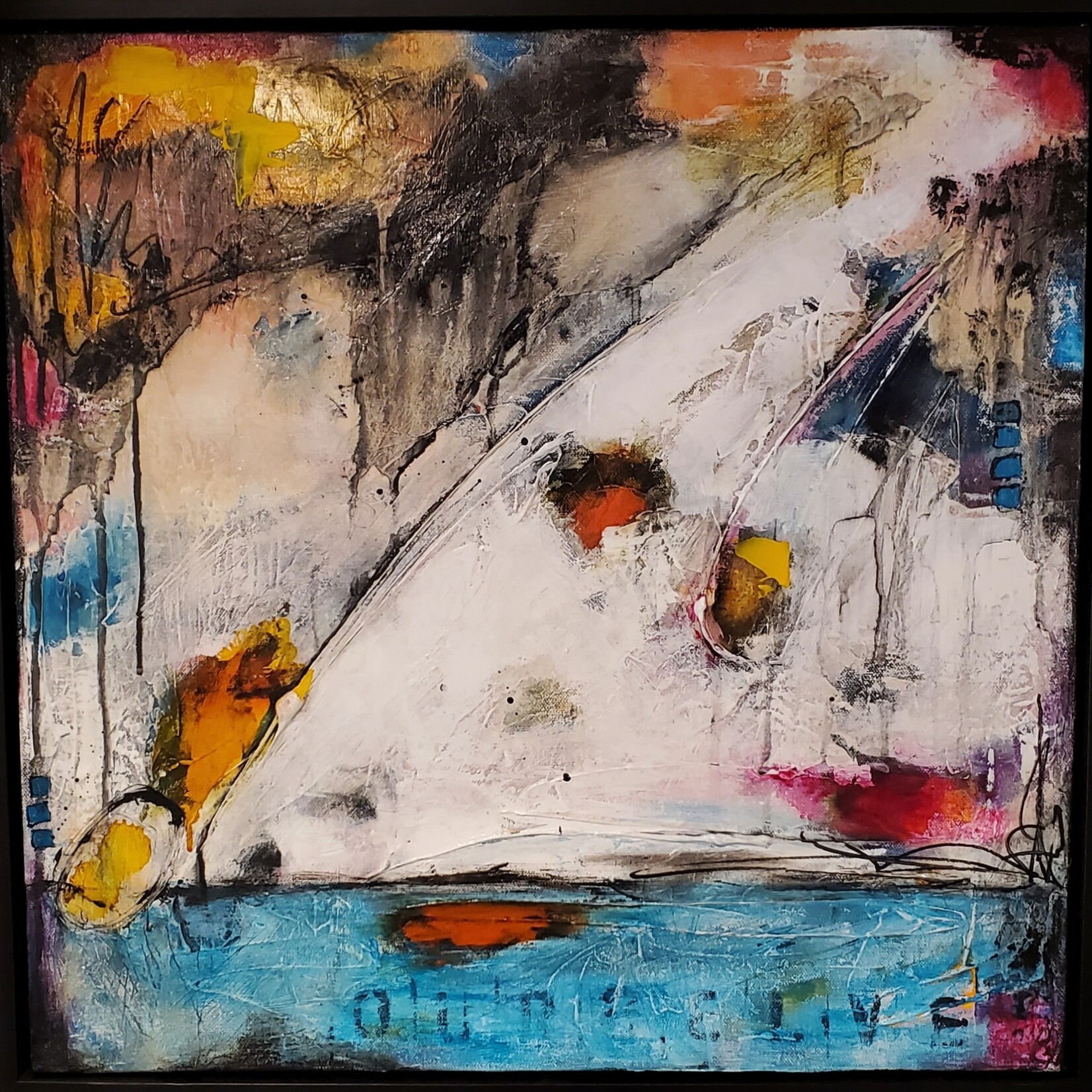 Bethany Lund "Storm Before the Calm" - acrylic & mixed media