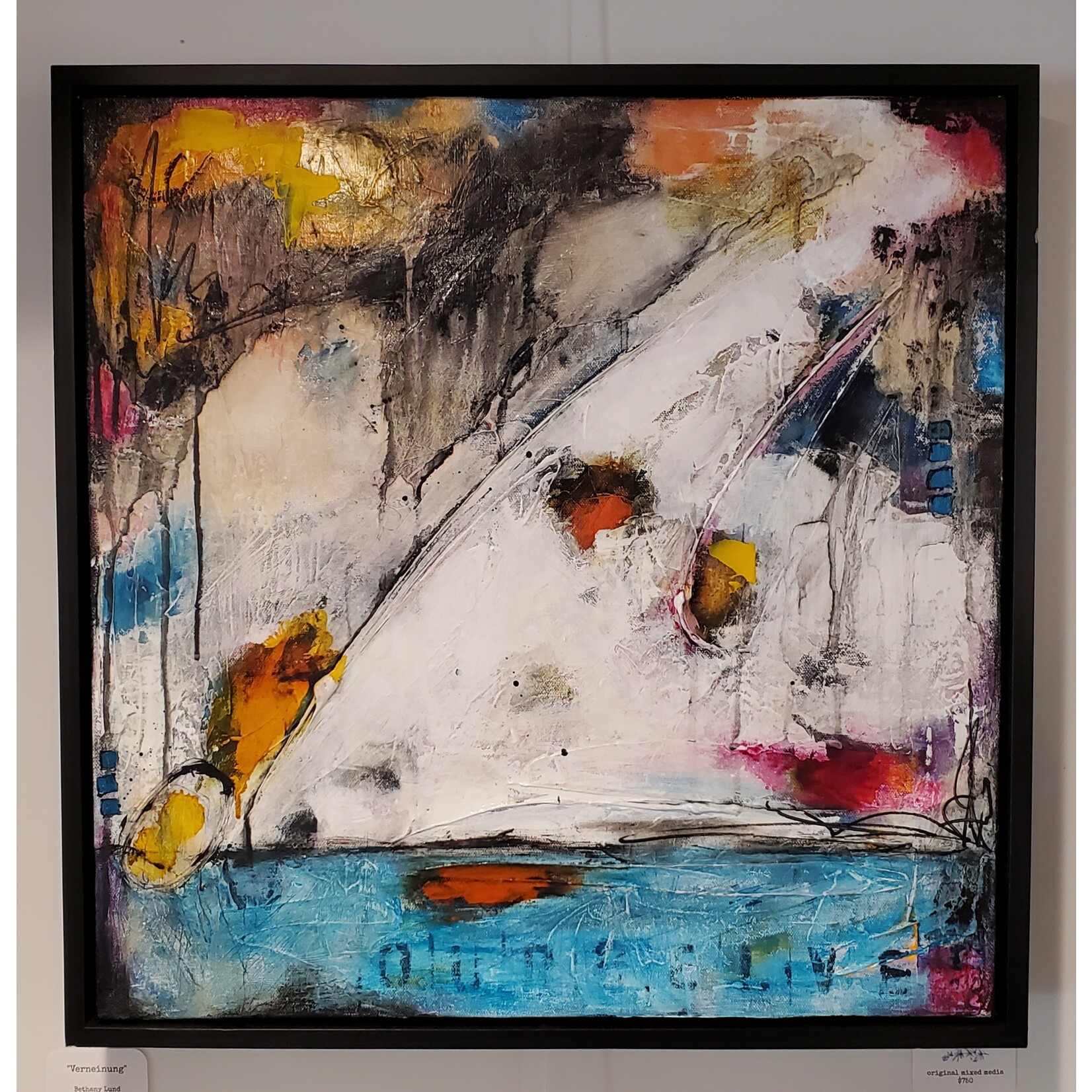 Bethany Lund "Storm Before the Calm" - acrylic & mixed media