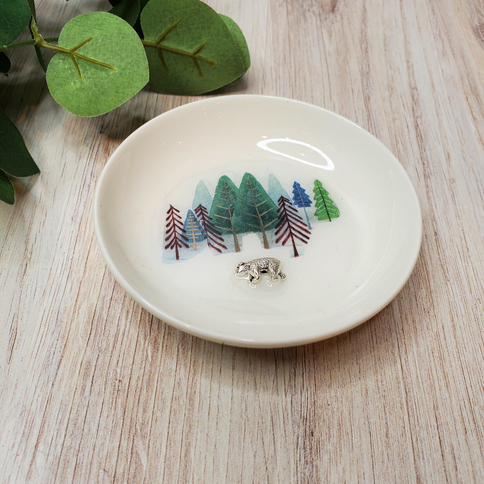 Sue Pemberton Ceramic Trinket Dish - Rounds - 4"