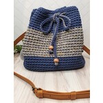 Made by Jane Boca Bag - colorway: jeans & stone grey