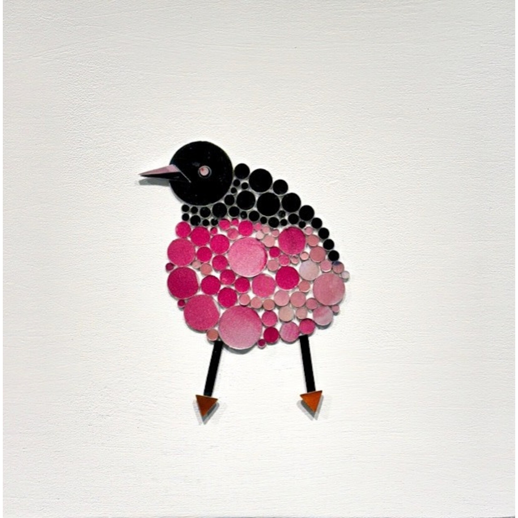 Daniela Schnebly "Good Day Mr. Pink" - 8x8"