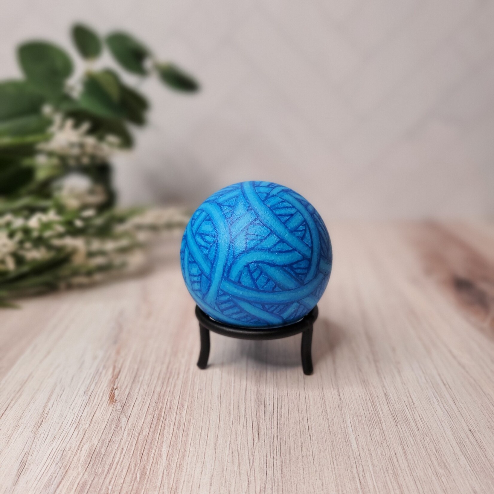 Javamama Blue Balls - large - pattern A