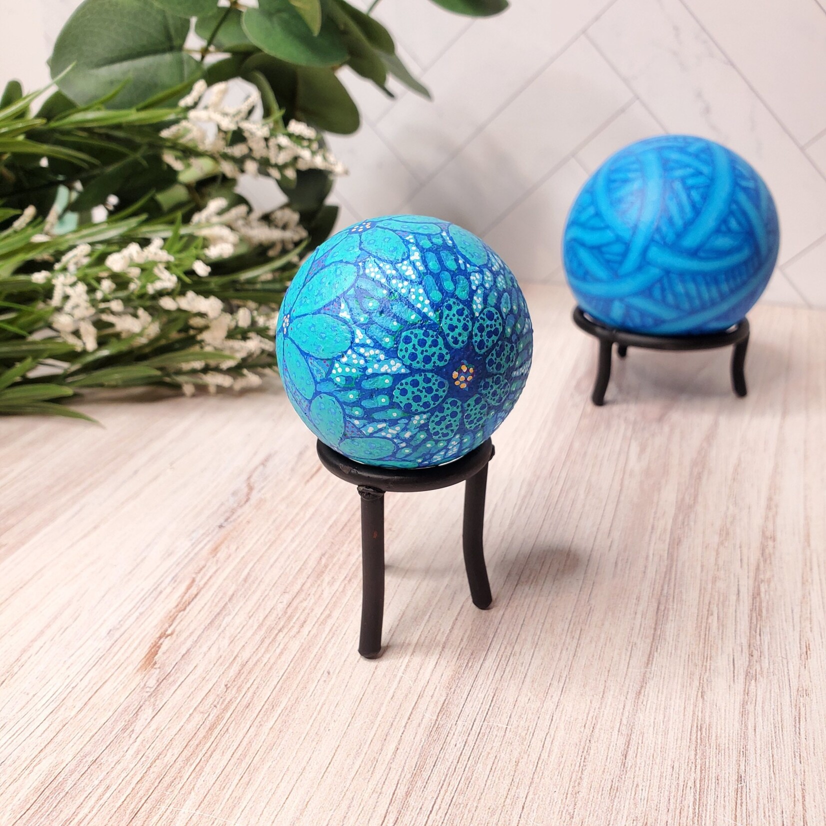 Javamama Blue Balls - Small - Pattern F